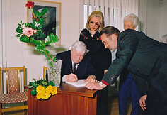 Donato Banionio 80-mečio minėjimas Juozo Miltinio palikimo studijų centre