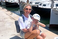 Gerda Žemaitė su šeima atostogavo Maljorkoje