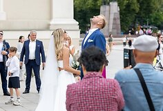 Andriaus Čer&scaron;kaus ir Evelinos Stasiūnaitės vestuvės