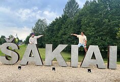 M-1 laidų vedėjai lankėsi &Scaron;akiuose