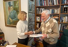 Giedrė Genevičiūtė, Valdas Adamkus