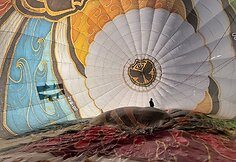 Vytautas Samarinas oro balionų festivalyje Alpėse