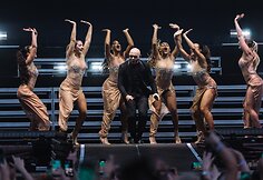Pitbull koncerto Dariaus ir Girėno stadione Kaune akimirka