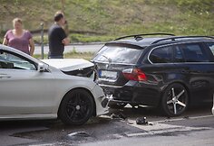 Keturių automobilių avarija Ukmergės gatvėje