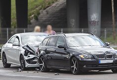 Keturių automobilių avarija Ukmergės gatvėje