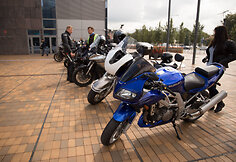 Motociklininkų komandos i&scaron;lydėtos į ralį po Lietuvą