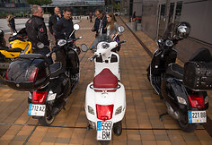 Motociklininkų komandos i&scaron;lydėtos į ralį po Lietuvą