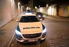 Naktinis policijos reidas Vilniaus mieste