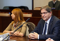 Jurgita Petrauskienė ir Eugenijus Jovai&scaron;a