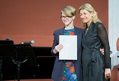 Kultūros ministrė Liana Ruokytė-Jonsson įteikė Kultūros ministerijos premijas