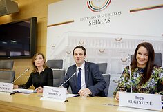 Spaudos konferencija dėl naujų įstatymų paketo