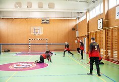 Lietuvos golbolo rinktinės treniruotė