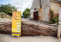 Prekyba gintaro gaminiais &scaron;alia Melnragės molo