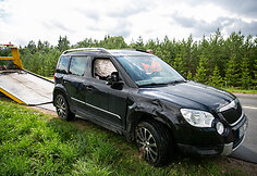 Čekoniškių kaime vertėsi „Škoda“