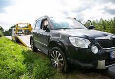 Čekoniškių kaime vertėsi „Škoda“