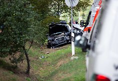 Nemenčinės plente tragi&scaron;ka &bdquo;Honda&ldquo; ir &bdquo;Audi&ldquo; kaktomu&scaron;a Vilniuje