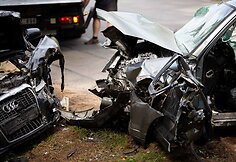 Nemenčinės plente tragi&scaron;ka &bdquo;Honda&ldquo; ir &bdquo;Audi&ldquo; kaktomu&scaron;a Vilniuje