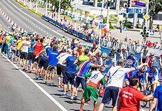 Dviračių plento grupinės varžybos