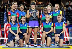 &bdquo;US Open&ldquo; moterų finalo apdovanojimų ceremonija