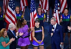 &bdquo;US Open&ldquo; moterų finalo apdovanojimų ceremonija
