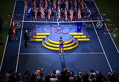 &bdquo;US Open&ldquo; moterų finalo apdovanojimų ceremonija