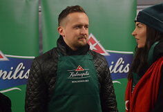 Mantas Katleris su drauge Aiste Kaba&scaron;inskaite