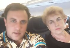 Radžis Aleksandrovičius su globėja Vida Minevičiene