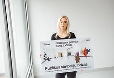 „JCDecaux premija 2020“ vertinimo komisijos specialus paminėjimas ir publikos simpatijų prizas atiteko Emilijai Povilanskaitei
