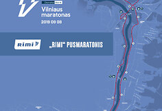 Pristatytas &bdquo;Danske Bank Vilniaus maratono&ldquo; žemėlapis