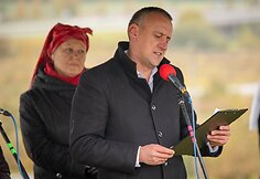 Kryžkalnio memorialo statybos pradžios ceremonija