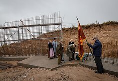 Kryžkalnio memorialo statybos pradžios ceremonija