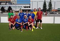 Sūduvos močiutės po draugiškų rungtynių su Marijampolės savivaldybės administracijos komanda
