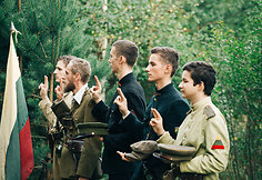 Kadras i&scaron; filmo &bdquo;Partizanas&ldquo; 