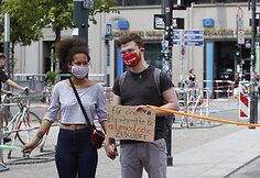 Protestas prie&scaron; rasizmą Berlyne