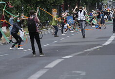 Protestas prie&scaron; rasizmą Berlyne