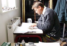 Serhijus Teliženko archeologinių tyrimų metu