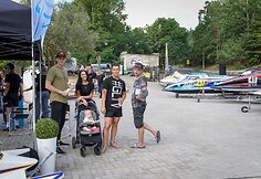 Lietuvos motorlaivių akademijos atidarymo akimirka