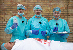 Serialo &bdquo;Medikai paramedikai&ldquo; akimirka