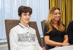 Jovana Čanak su sūnumi