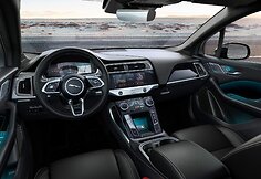 Elektromobilio Jaguar I-Pace interjeras