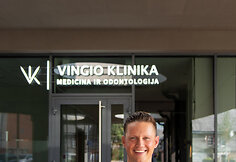 Vingio klinikos įkūrėjas gyd. odontologas Audrius Čaplikas 
