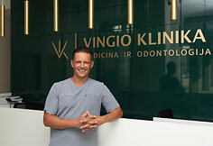 Vingio klinikos įkūrėjas gyd. odontologas Audrius Čaplikas