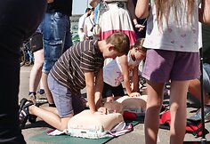 Į &bdquo;Barrington events&ldquo; organizuotą saugaus eismo renginį atvyko ir policija: &bdquo;Bijoti mūsų nereikia&ldquo;