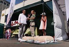 Į &bdquo;Barrington events&ldquo; organizuotą saugaus eismo renginį atvyko ir policija: &bdquo;Bijoti mūsų nereikia&ldquo;