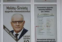 LSDDP politinė reklama &Scaron;irvintose
