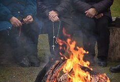 Vėlinių laužai Margionyse
