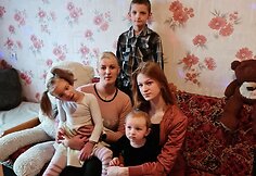 Lina &Scaron;imoliūnienė su vaikais