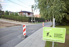 Atnaujinta sostinės Noragiškių gatvė