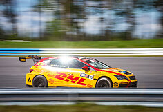  &bdquo;DHL Racing&ldquo; komandos pasirodymo akimirka
