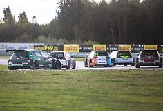 Baltijos regiono lenktynių serijos varžybų akimirka